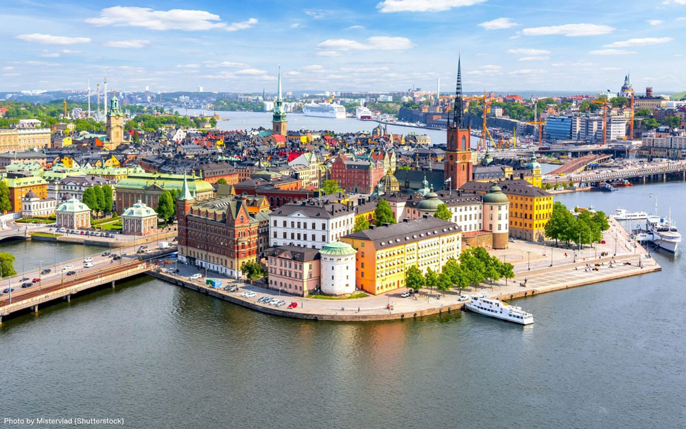 Cityscape of Stockholm