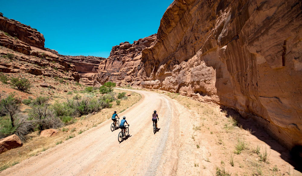 Gravel riders in the badlands of Andalucia