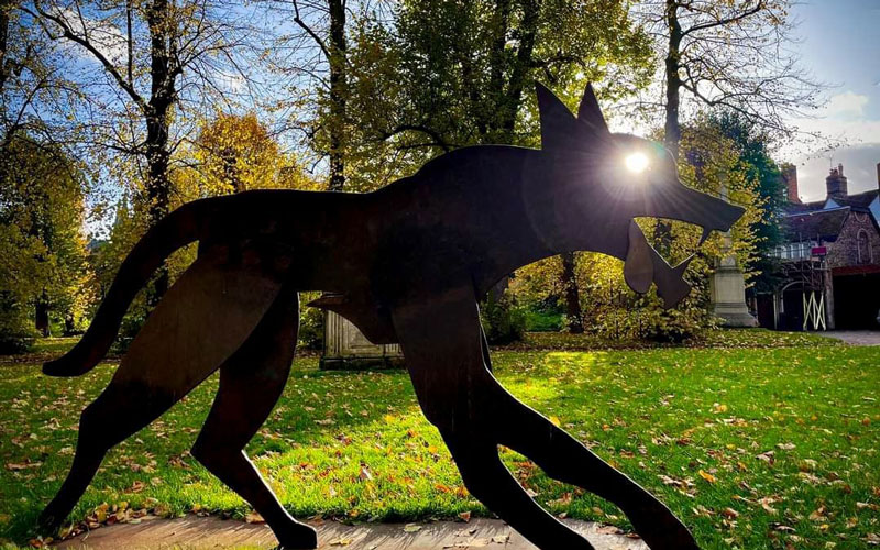 Wolf Statue