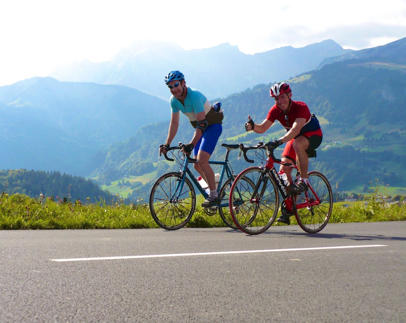 cycling in the alps